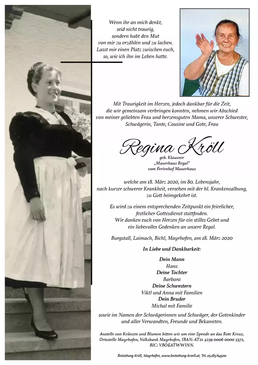 Parte von Regina Kröll